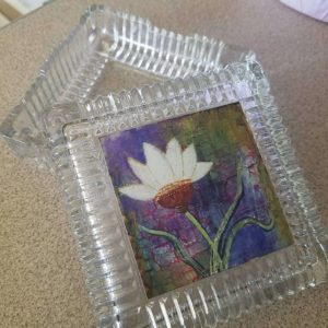 white lotus glass jewelry box