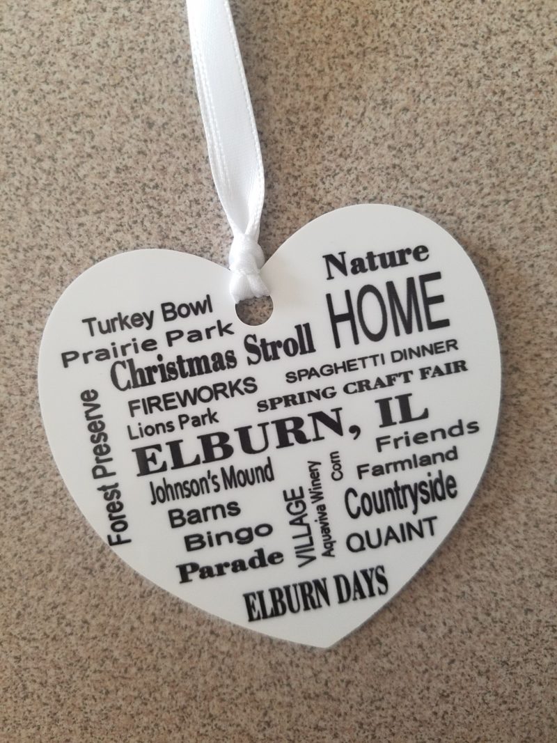 Elburn IL keepsake ornament