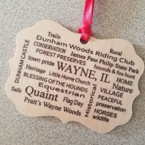 Wayne IL keepsake ornament