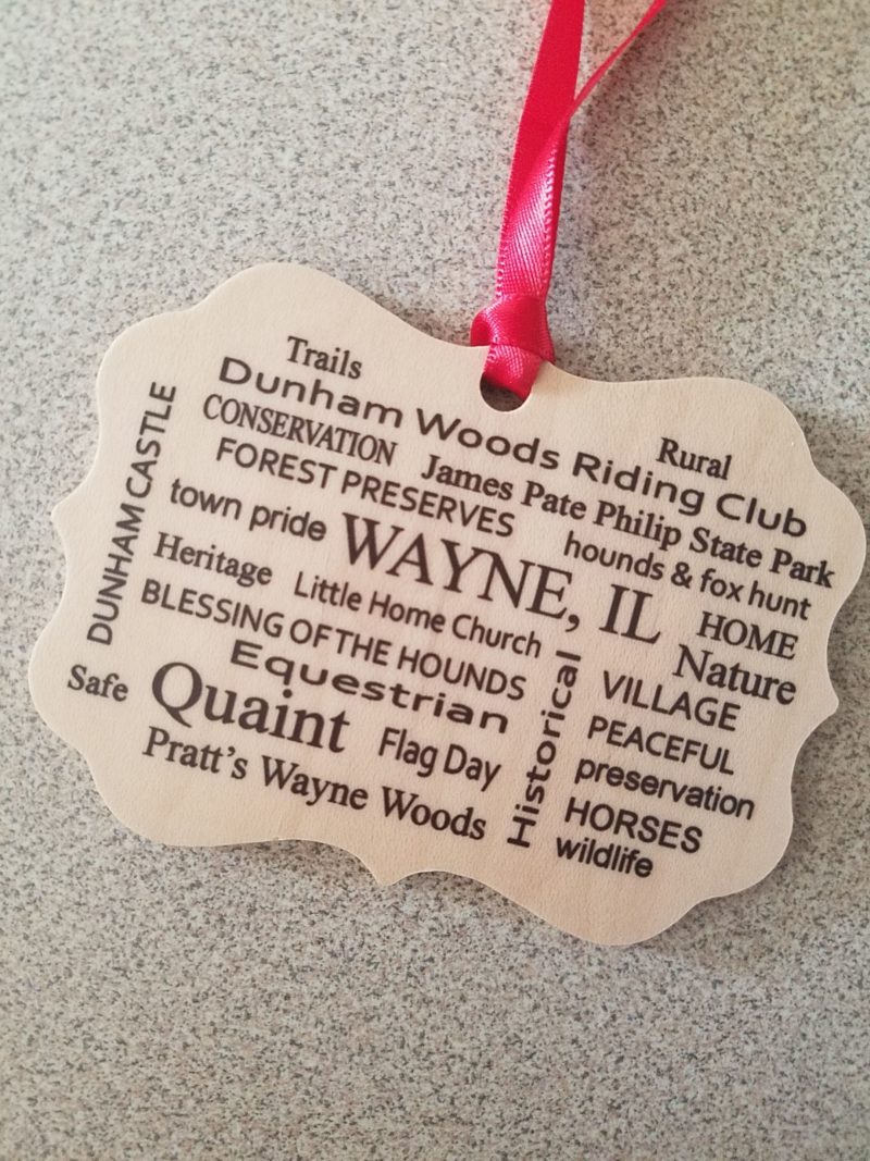 Wayne IL keepsake ornament