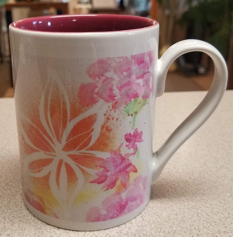 Floral Whisper coffee mug