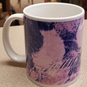 Pink & Purple abstract mug