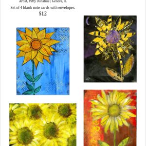 Sunflowers on my Mind - note card set
