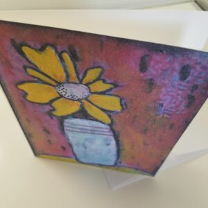 Tipsy but Cute floral note card blank inside from Studio Patty D