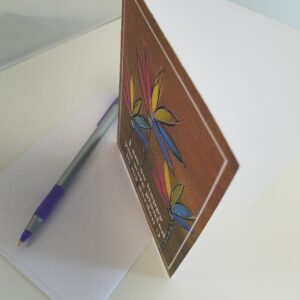 In my Garden - 4 1/4 x 5 1/2 inch Pride Note Card & Envelope, blank inside - Image 9