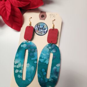 festive handmade holiday earrings