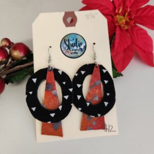 festive handmade holiday earrings