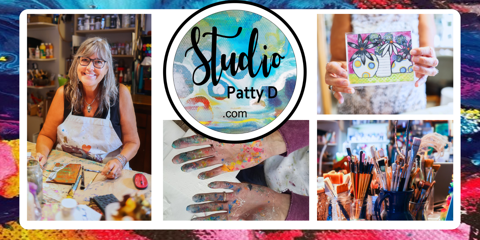 Photo collage of Studio Patty D