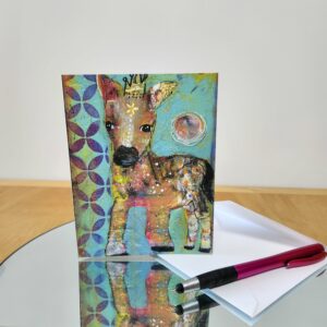 painted pony note card
