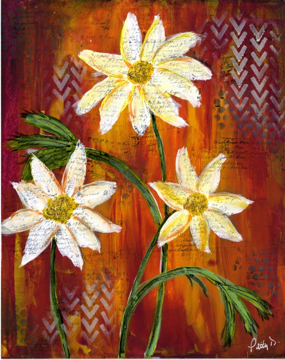 Harvest Glow is an abstracted floral evoking the feel and colors of autumn. It's sure to look great in any room of your house, condo or air B&B. If you love pods & floral artwork, you'll love this 5x7 or 8x10 wall art print from Studio Patty D in Geneva, IL.