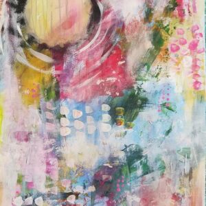 "Lilith" is a colorful yet quiet abstract that will look great in any room of your house, condo or air B&B. If you abstract artwork, you'll love this 5x7 or 8x10 wall art print from Studio Patty D in Geneva, IL.